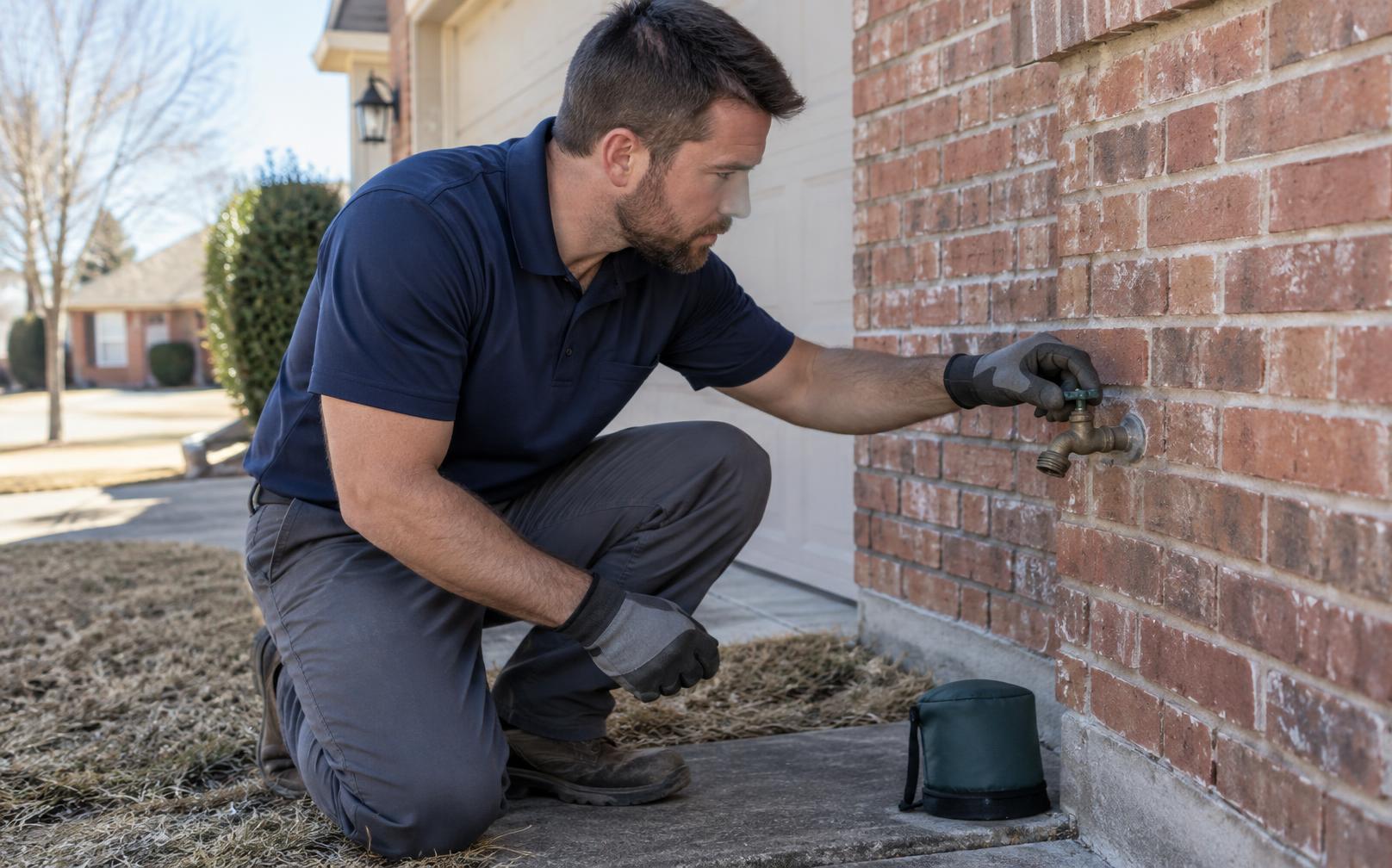 How to Winterize Outdoor Faucets in The Colony, TX